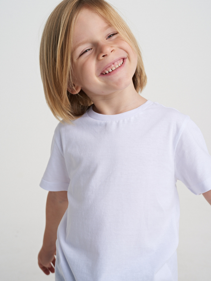Sweatshirt für einen Jungen (weiß, 2)