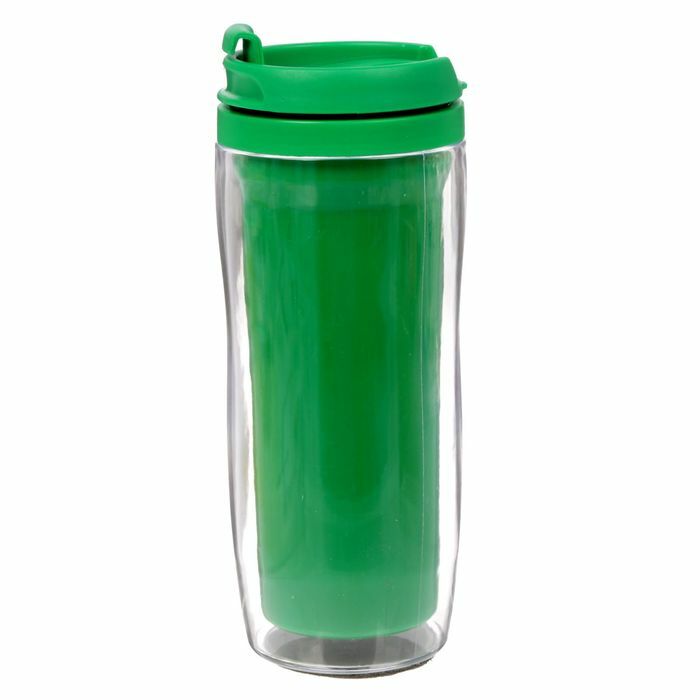Termoglas til en trykindsats, grøn, 350 ml