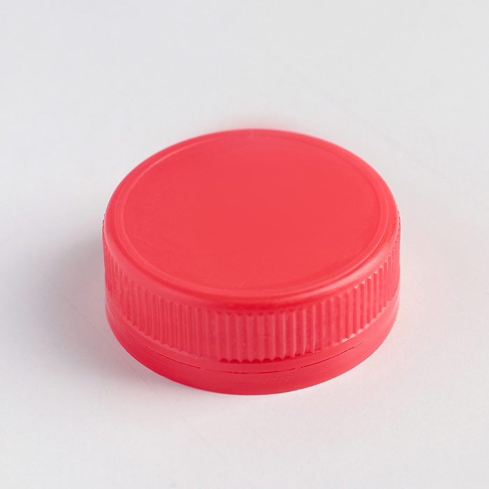 Locket för mjölkflaskor 38 mm för: 0,3 l; 0,5 l; 1 l, färg röd