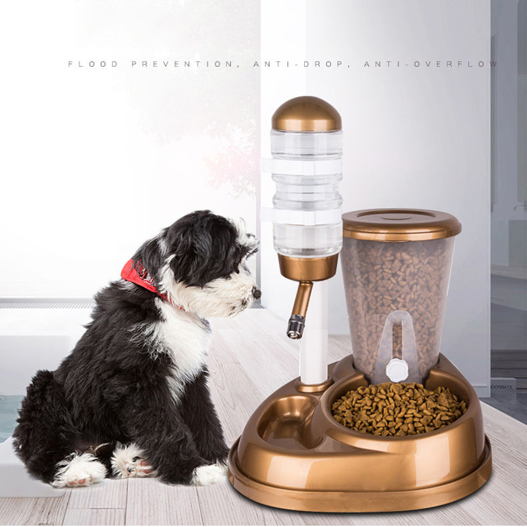 Automatischer Haustier-Wassertrinker Katze Hundenapf Brunnen Flasche Futterspender Wasserspender