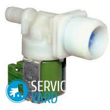 Valve for washing machine for water