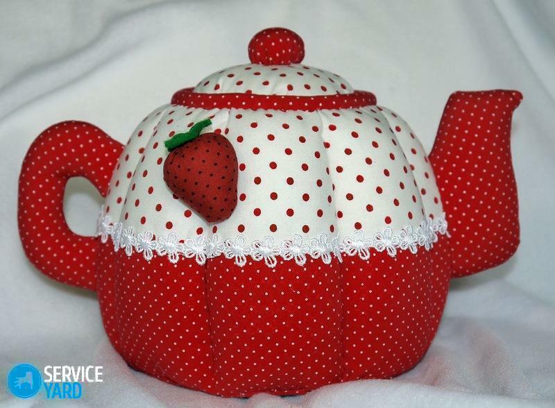 Hot water bottle on the teapot - patterns