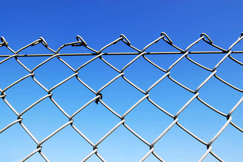 How to make a chain-link fence opaque