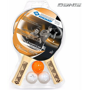 Set de ping-pong Donic CHAMPS 150 (2 raquettes, 3 balles)
