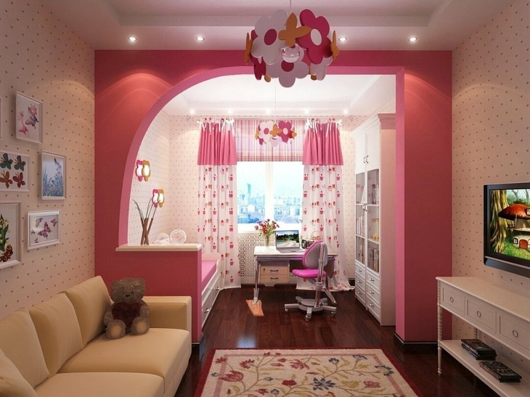 Children's corner in a one-room apartment: design options, interior photos