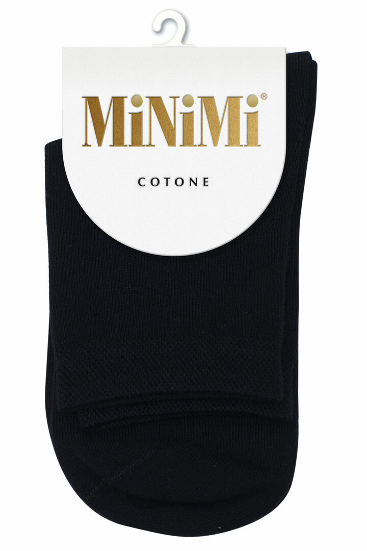 Women's socks MiNiMi MINI COTONE 12029-41 black 39-41