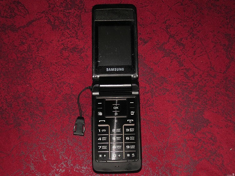 Vienas geriausių atverčiamų telefonų - „Samsung GT -S3600“