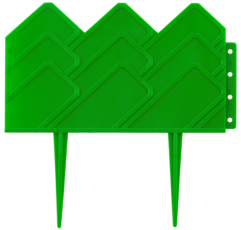Dekoratívna bordúra Grinda 422221-G na záhony zelená