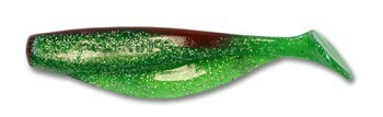 Vibrotail Manns Spirit-120 (klar dunkelgrün mit grau. bl. und cr sp.) (10 Stk.) 