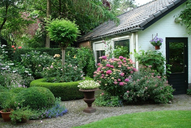 Engels stijl tuin
