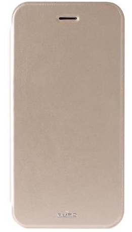 Puro Booklet Crystal Case für Apple iPhone 6 Plus / 6S Plus PU-Leder gold