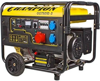 Benzínový generátor CHAMPION GG7501E-3: foto 