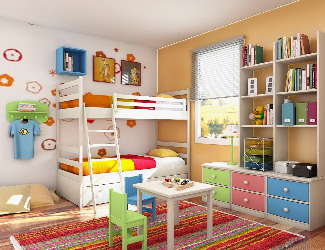Sådan udstyre et børneværelse: typer af møbler, gardiner, tapet og andre metoder