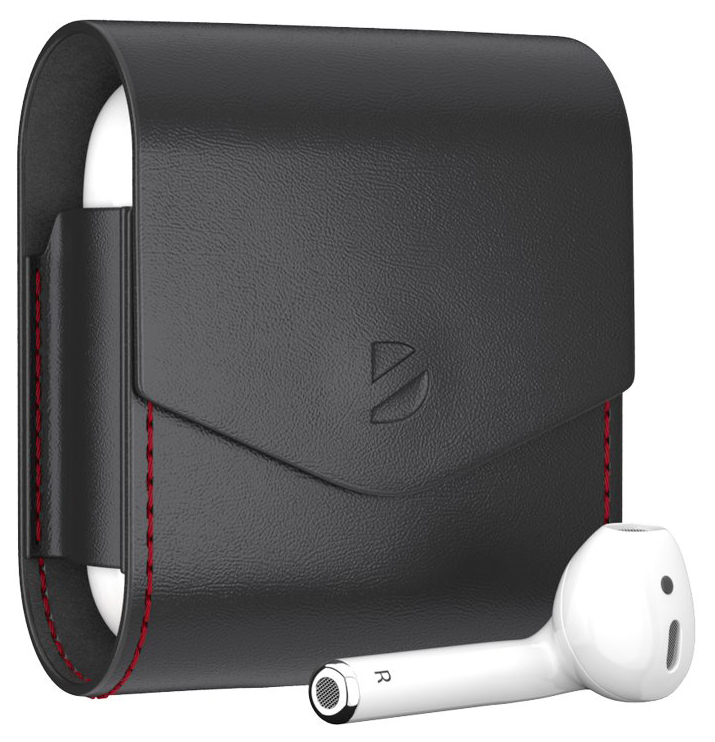 Deppa Leather AirPods Case - Black