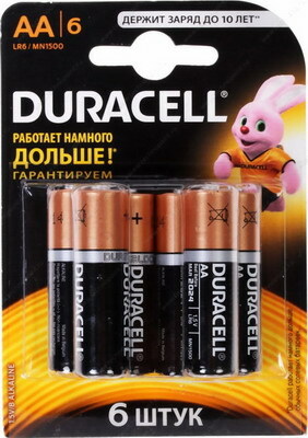 Bateria DURACELL LR6 / MN 1500-6BL BASIC AA