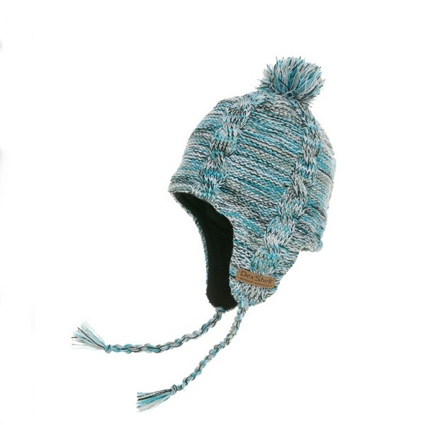 Chapeau imperméable Dexshell avec oreilles DH392 bleu
