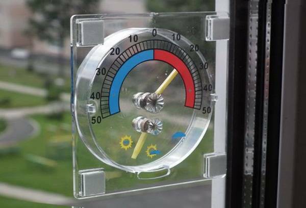 How to fix the thermometer on the plastic window in a few seconds?