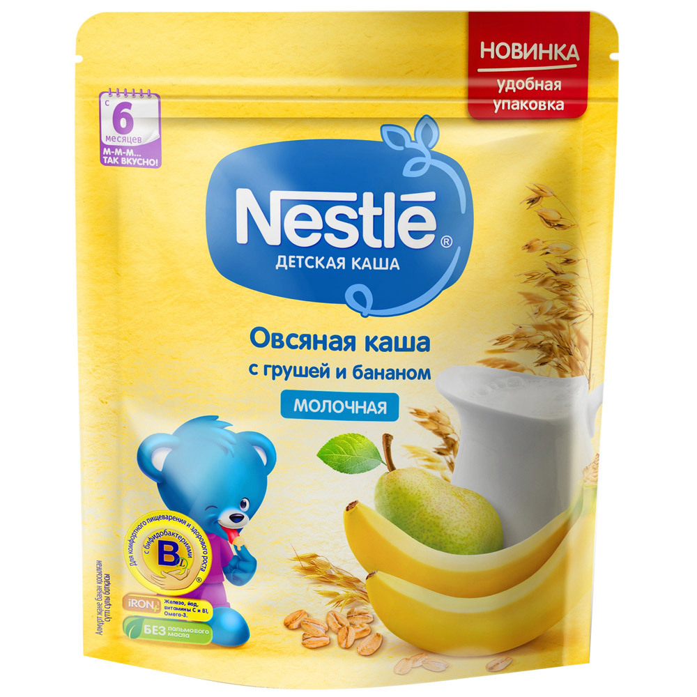 Mingau Nestlé leite em pó aveia, pêra, banana 0,22 kg