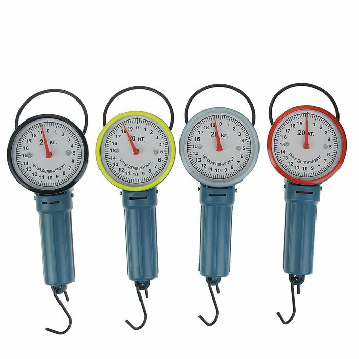 Mechanical scales luazon steelyard up to 10 kg plastic mix: prices from 29 ₽ buy inexpensively in the online store