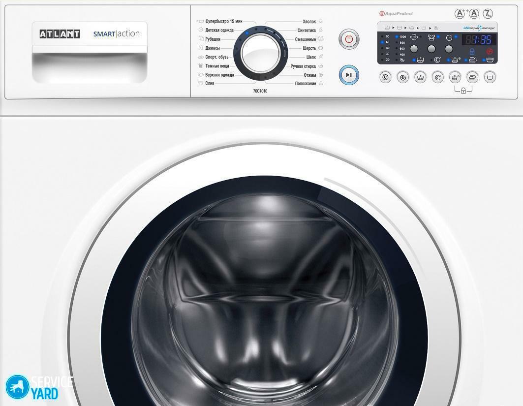 Máquina de lavar Atlant - erro f4