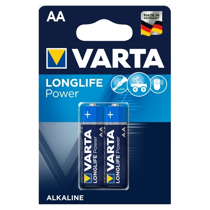 Baterija VARTA High Energy / Longlife Power AA LR6 2 vnt