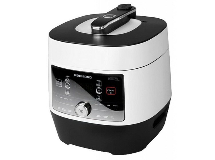 The white color of multicooker-pressure cookers is always attractive, but it is easily soiled and requires regular maintenance.