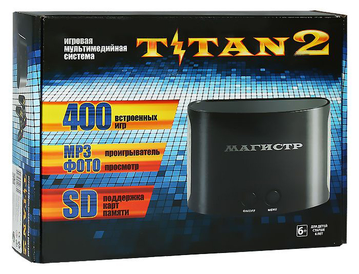 Herní konzole Sega Mega Drive Magistr Titan 2 CONSKDN40 Černá