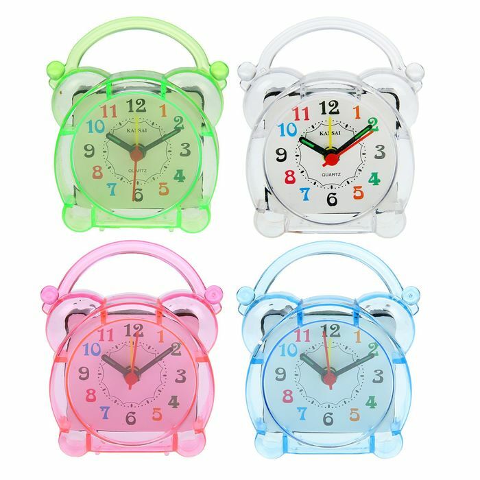Alarm clock Air series. Clock, arrows shine mix 7.5 * 9cm