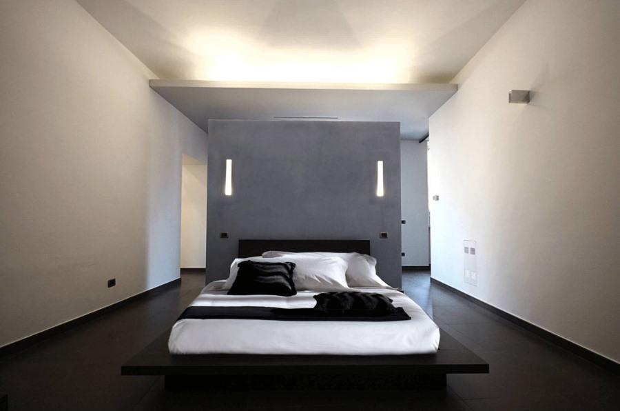 The color scheme of the interior in the style of minimalism