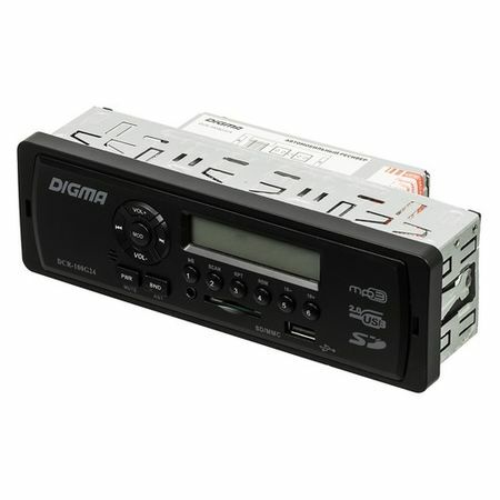 Auto-rádio DIGMA DCR-100G24, USB, SD / MMC