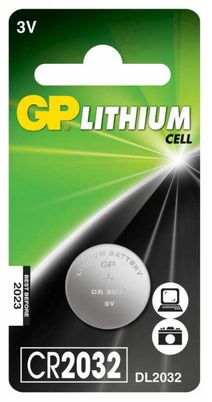 Batterie GP Lithium CR2032 (1 Stück)