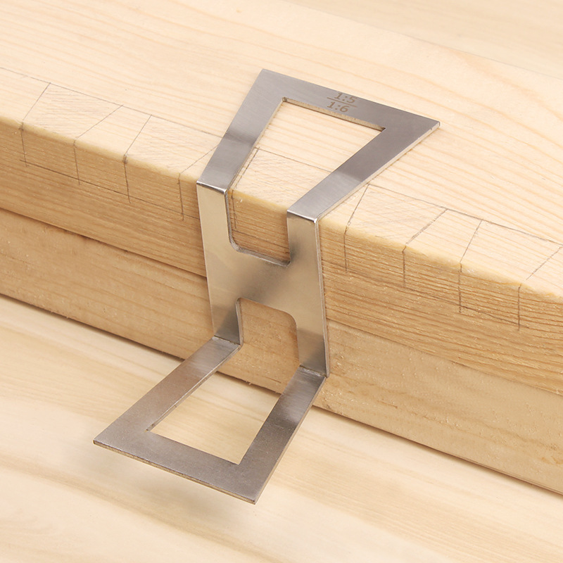 Type Line Planner Calibrateur de queue d'aronde Modèles de travail du bois Outil de dessin de ligne