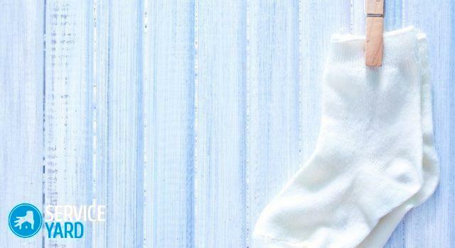 Hogyan fehérítsen fehér zokni otthon gyorsan?