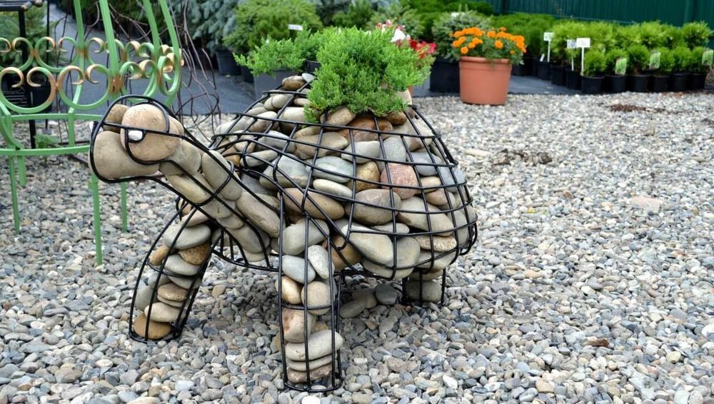 esculturas para el estilo ecológico del jardín