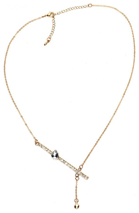 Necklace and beads jewelry Bradex Crystal Drop gold