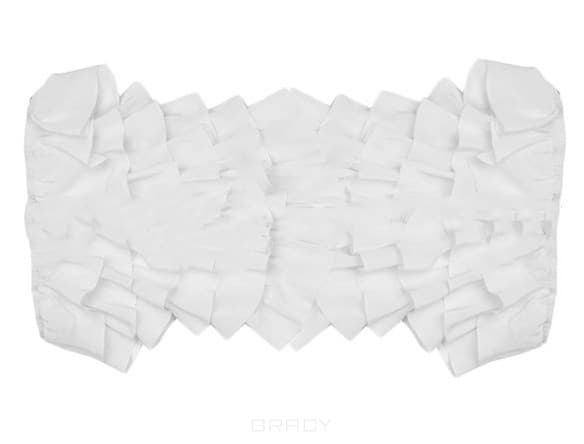 Bustier met elastiek (t/m maat 48), wit, 10 stuks