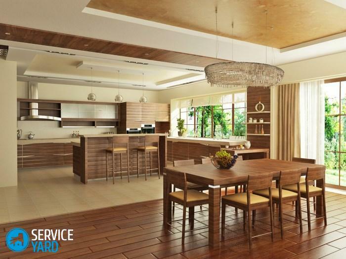 Kitchen-dining room design