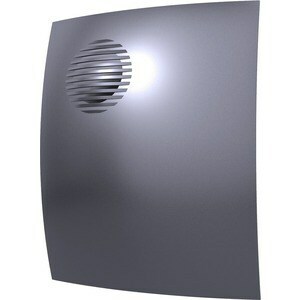 Aspiratore assiale DiCiTi con valvola di ritegno D 100 decorativo (PARUS 4C metallo grigio scuro)