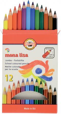 Color pencil Koh-i-Noor Mona Lisa 3372012007KS 12 pcs 175 mm thick