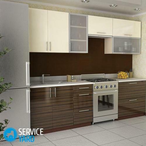Than to wash glossy facades of kitchen?
