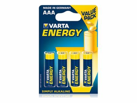 Baterija VARTA Energy AAA lizdinė plokštelė 4 vnt