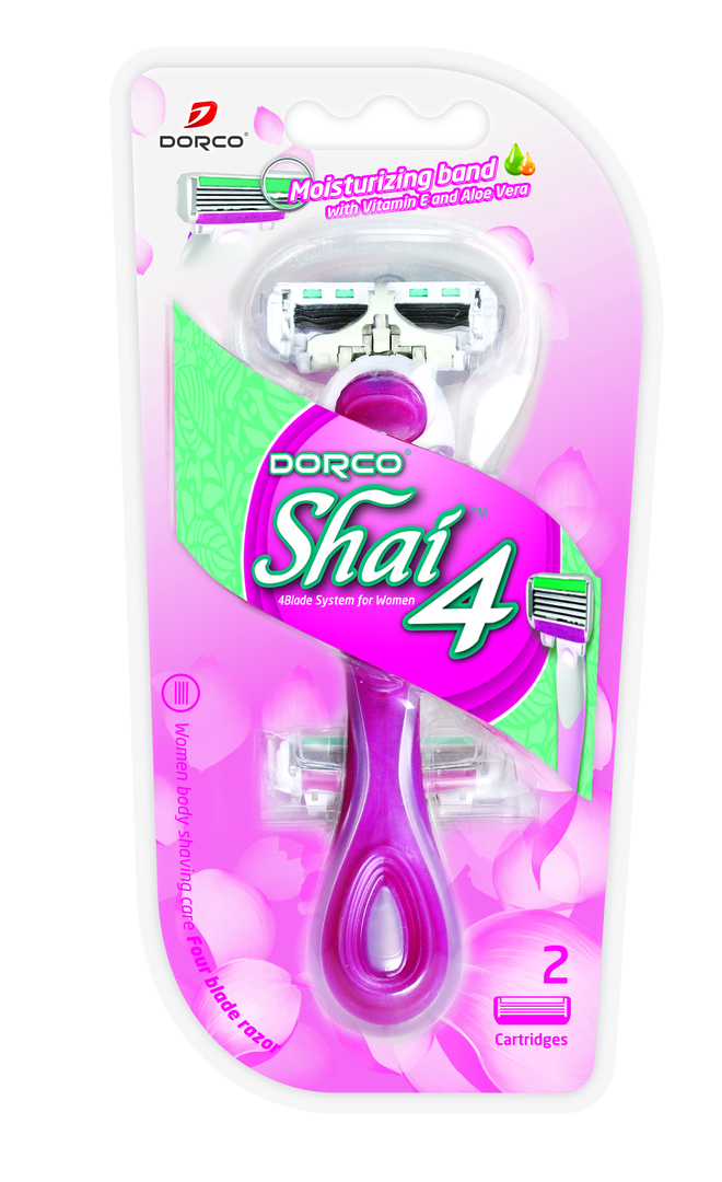 Değiştirilebilir kasetli tıraş makinesi Dorco Razors Shai 4
