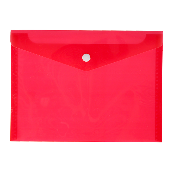 Umschlagmappe mit Druckknopf A5, 180 Mikron Calligrata, rot