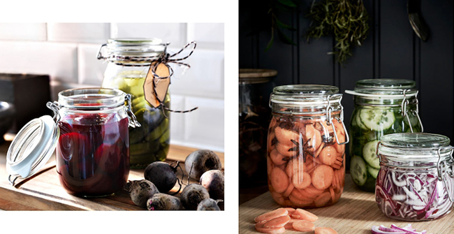 Jars with an airtight lid will keep the freshness and aroma of bulk products for a long time