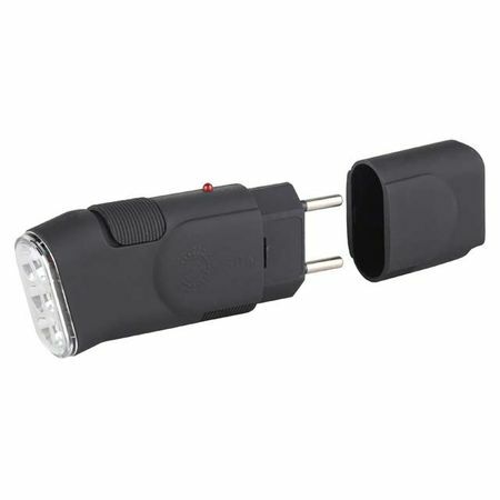Manual flashlight SDA10M ERA 3хLED accum., Plastic, black