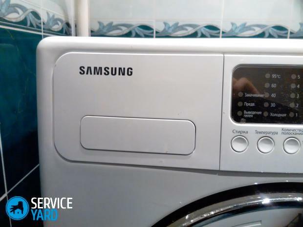 Reparatie van wasmachines van Samsung