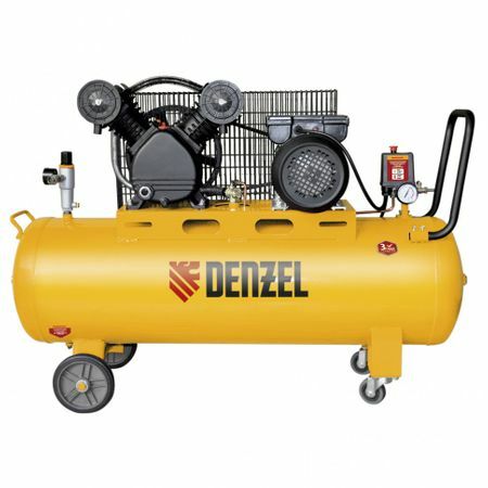 Kompressor DRV2200 / 100, oljebelte, 10 bar, kapasitet 440 l / m, effekt 2,2 kW Denzel