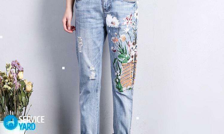 Ako maľovať džínsy?