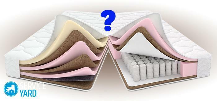Welke matras is beter om te kiezen - veer of veerloos?