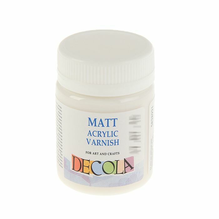 Acrylic varnish decola water-based satin 50 ml: prices from 110 ₽ buy inexpensively in the online store